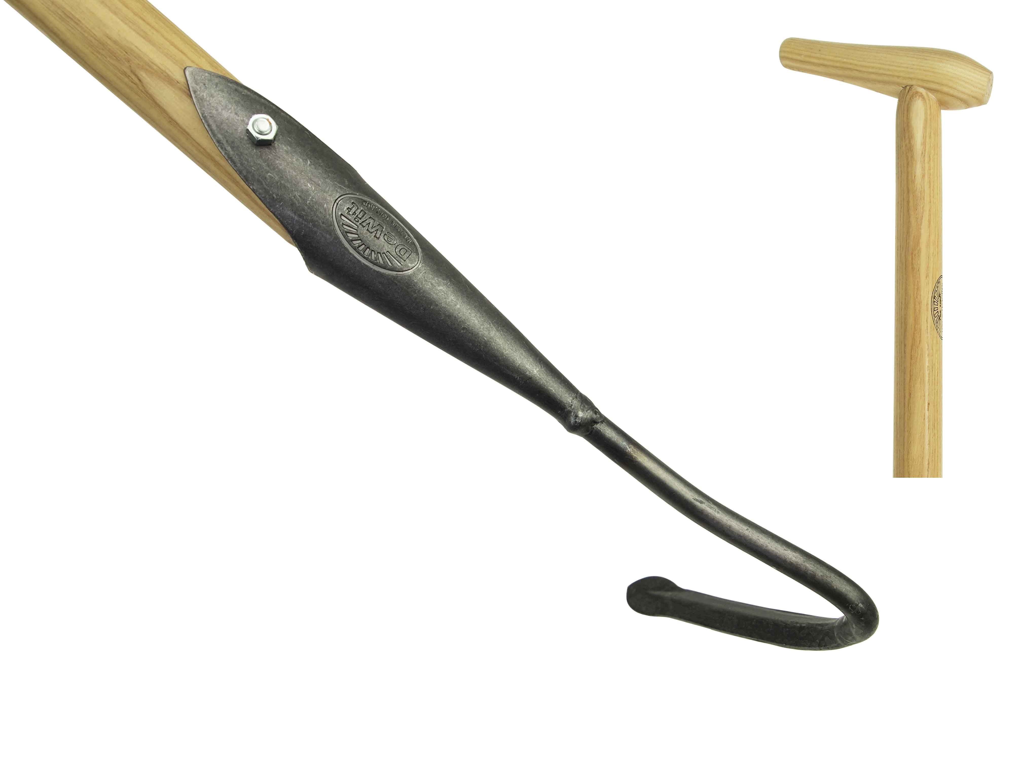 Single tine cultivator with 140cm handle